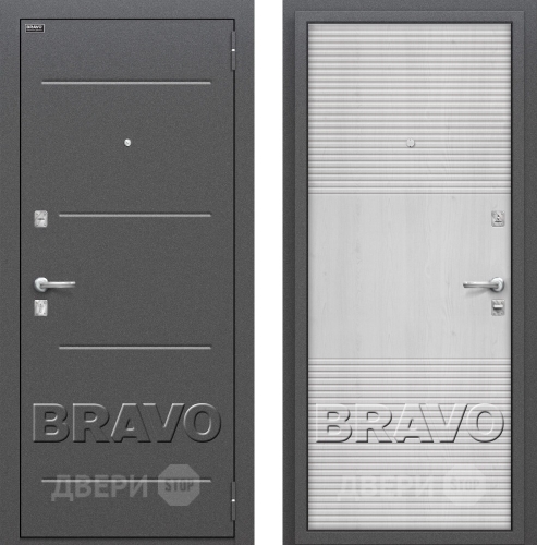 Входная металлическая Дверь Bravo Оптим Фит Pine Feelwood в Рузе