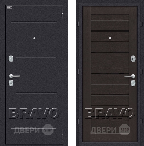 Входная металлическая Дверь Bravo Оптим Техно Eterno в Рузе
