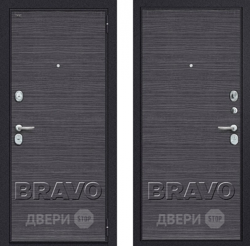 Входная металлическая Дверь Groff Т3-300 Black Wood в Рузе