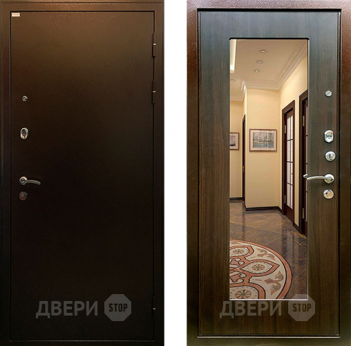 Входная металлическая Дверь Ратибор Милан зеркало Эковенге в Рузе