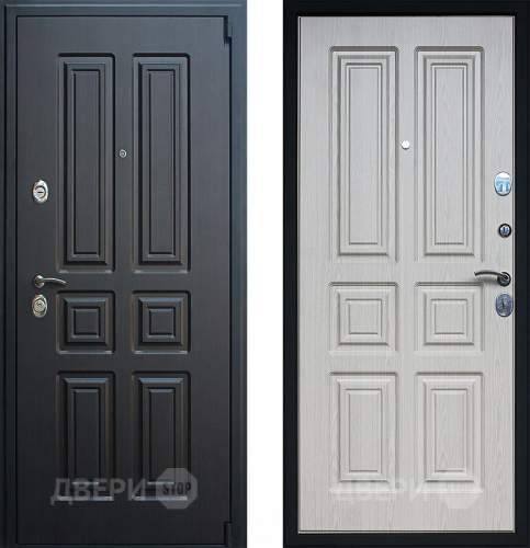 Входная металлическая Дверь АСД Атлант Белёный дуб в Рузе