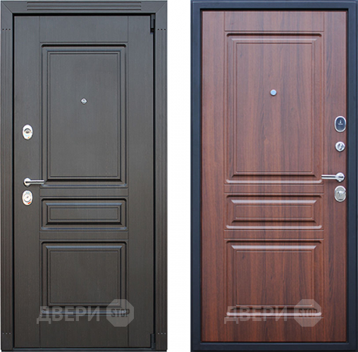 Входная металлическая Дверь АСД Гермес Орех бренди в Рузе