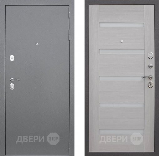 Входная металлическая Дверь Снедо Люкс Белая Лиственница 3К в Рузе