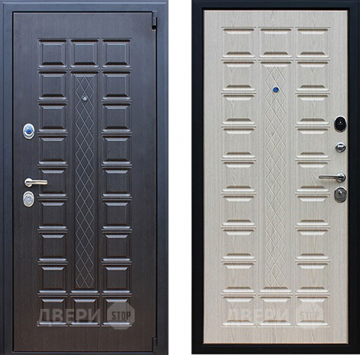 Входная металлическая Дверь АСД Консул Беленый дуб в Рузе