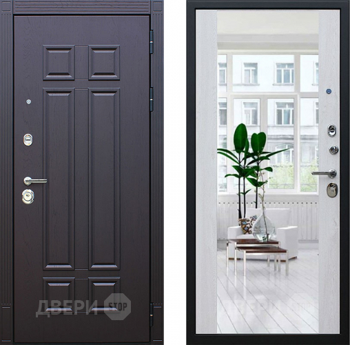 Входная металлическая Дверь АСД Виват с зеркалом  в Рузе