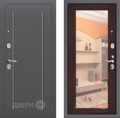 Входная металлическая Дверь Groff Т2-220 Wenge Veralinga в Рузе