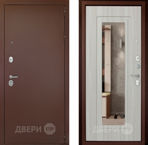 Дверь (Дверной Континент) Гарант - 1 Зеркало Сандал белый в Рузе