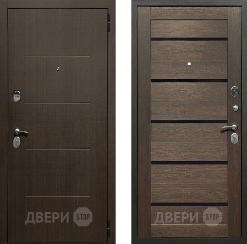 Входная металлическая Дверь Престиж Люкс Арабика/Темный орех в Рузе