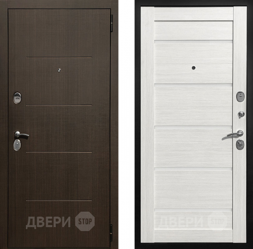 Входная металлическая Дверь Престиж Люкс Арабика/Беленый дуб в Рузе