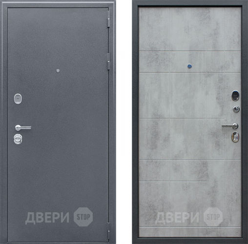 Входная металлическая Дверь АСД Спартак-Б Бетон светлый в Рузе