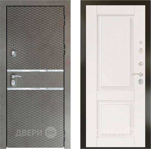 Входная металлическая Райтвер Плаза Графит/Крем в Рузе