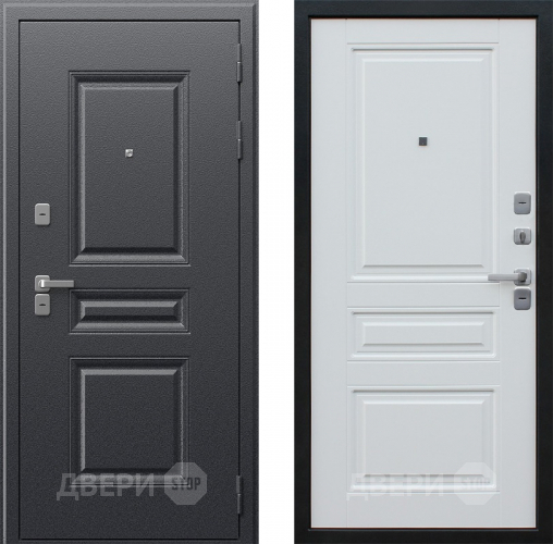 Входная металлическая Дверь АСД Терморазрыв Диксон Белый матовый в Рузе