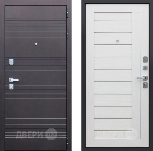 Входная металлическая Дверь АСД Дуэт Лиственница белая в Рузе