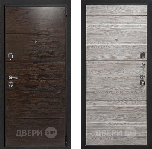 Входная металлическая Дверь Дверной Континент Белград Вяз Каньон Какао в Рузе