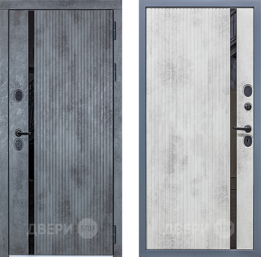 Входная металлическая Дверь Сударь МХ-46 Бетон в Рузе