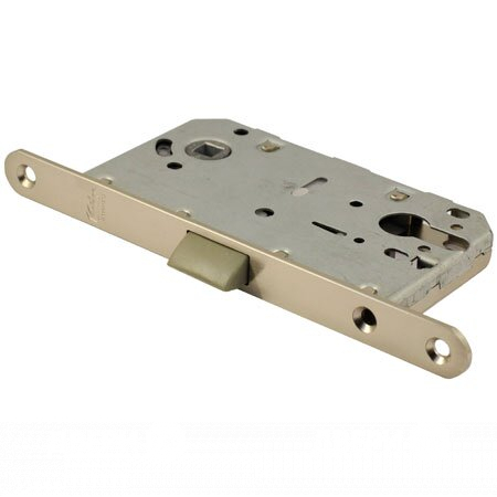 Замок с пластиковым язычком P85 Матовый никель в Рузе