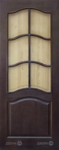 Межкомнатная дверь 7-ПО темный лак в Рузе