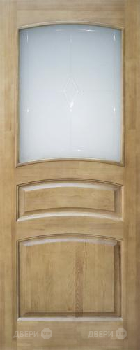 Межкомнатная дверь 16-ПО светлый лак в Рузе