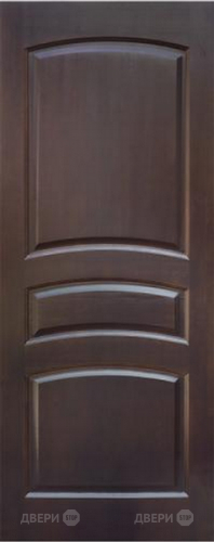 Межкомнатная дверь 16-ПГ темный лак в Рузе