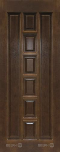 Межкомнатная дверь 11-ПГ темный лак в Рузе