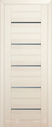 Межкомнатная дверь ProfilDoors 48U магнолия-сатинат (графит) в Рузе