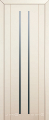 Межкомнатная дверь ProfilDoors 49U магнолия-сатинат (графит) в Рузе