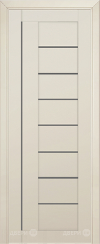 Межкомнатная дверь ProfilDoors 17U магнолия сатинат (графит) в Рузе