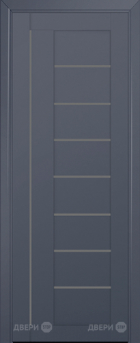 Межкомнатная дверь ProfilDoors 17U антрацит (графит) в Рузе