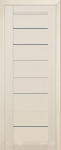 Межкомнатная дверь ProfilDoors 71U магнолия сатинат (графит) в Рузе