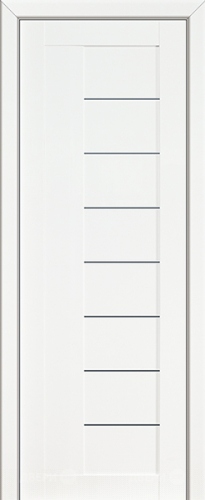 Межкомнатная дверь ProfilDoors 17L белый люкс (графит) в Рузе