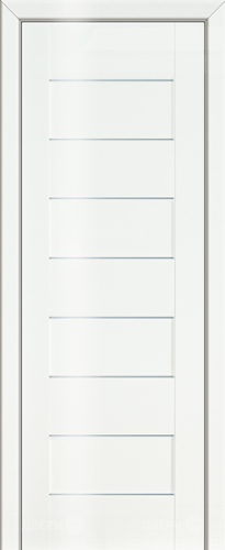 Межкомнатная дверь ProfilDoors 45L белый люкс (графит) в Рузе