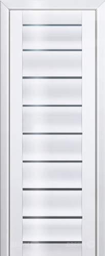 Межкомнатная дверь ProfilDoors 76L белый люкс (графит) в Рузе