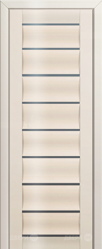 Межкомнатная дверь ProfilDoors 76L магнолия люкс (графит) в Рузе