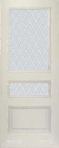Межкомнатная дверь ProfilDoors 68U магнолия сатинат (ромб) в Рузе