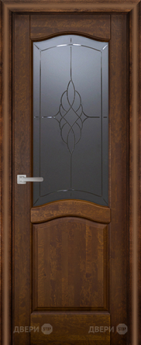 Межкомнатная дверь Лео ПО античный орех в Рузе