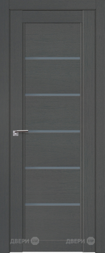 Межкомнатная дверь ProfilDoors 2-76 XN Грувд (графит) в Рузе