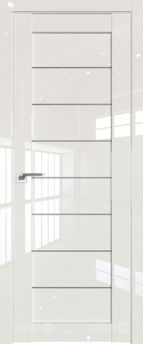 Межкомнатная дверь ProfilDoors 71L Магнолия люкс (графит) в Рузе