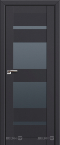 Межкомнатная дверь ProfilDoors 72U Антрацит (графит) в Рузе