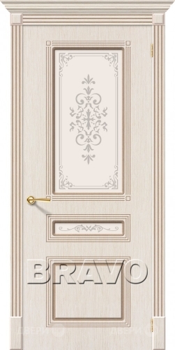 Межкомнатная дверь со стеклом Стиль (БелДуб) в Рузе