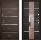 Входная металлическая Дверь (Дверной Континент) Савона с зеркалом Венге в Рузе