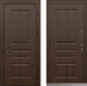 Входная металлическая Дверь Сибирь Термо-Премиум темный дуб в Рузе
