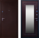 Входная металлическая Дверь СТОП Медь ЗЕРКАЛО Венге в Рузе