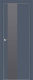Межкомнатная дверь ProfilDoors 5E Антрацит (серебряный лак) в Рузе