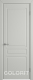 Межкомнатная дверь К2 ПГ светло-серая эмаль в Рузе