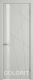 Межкомнатная дверь К5 ПО светло-серая эмаль в Рузе
