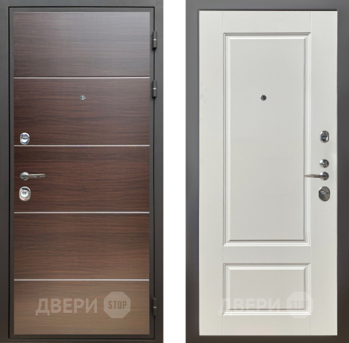 Входная металлическая Дверь Шелтер (SHELTER) Комфорт Венге структурный горизонт 5 Силк тирамиссу в Рузе