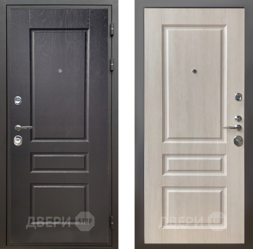 Входная металлическая Дверь Шелтер (SHELTER) Комфорт Дуб английский 3 Дуб филадельфия крем в Рузе