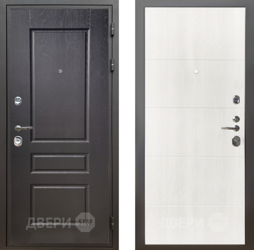 Входная металлическая Дверь Шелтер (SHELTER) Комфорт Дуб английский 7 Дуб филадельфия крем в Рузе