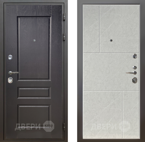 Входная металлическая Дверь Шелтер (SHELTER) Комфорт Дуб английский 9 Гранит лава лайт в Рузе