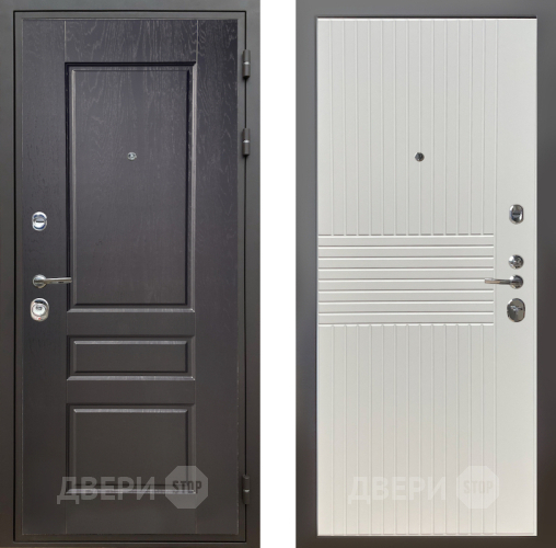 Входная металлическая Дверь Шелтер (SHELTER) Комфорт Дуб английский 10 Силк Сноу в Рузе